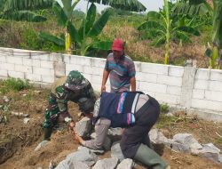 Sinergi TNI-Polri dan Masyarakat dalam Pembangunan TPQ Masjid di Desa Tambak Kalisogo Jabon Sidoarjo