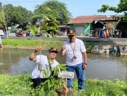 Perhutani Bersama FORKOPIMCAM Banyuanyar Gelar Penanaman Pohon Mahoni Dan Tebar Ikan Nila Di Sepanjang Aliran Sungai Pekalen