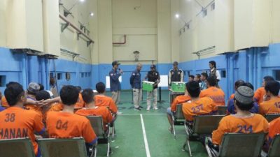 Polda Jatim Fasilitasi Tahanan Untuk Menggunakan Hak Suara di Pemilu 2024