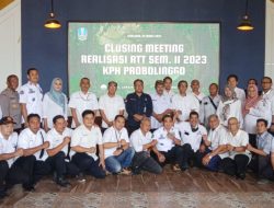 Perhutani KPH Probolinggo Bersama CDK Lumajang Gelar Sismonev dan Closing Meeting Realisasi RTT Semester II/2023