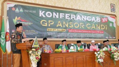 Buka Konfercab GP Ansor Candi, Wabup Subandi Ingatkan Bahwa Pemuda Calon Pemimpin Bangsa